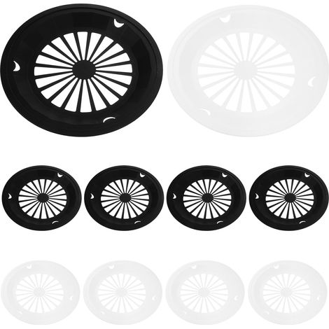 10 pièces Panier Égouttoir Multi-Usage avec Système de Verrouillage pour Assiettes Plastique Réutilisables Drain Basket Stable pour Fruits et Légumes Pique- et Barbecue Extérieur (1/5)