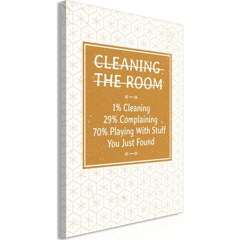 Tableau Imprimé "Cleaning Room" 40 x 60 cm (1/2)