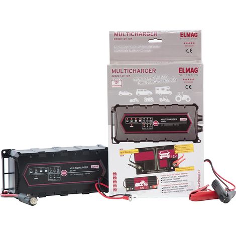 ELMAG Automatisches Batterieladegerät 12 V. MULTICHARGER 20300, max. 10 A. (1/4)