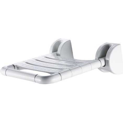 Siège de douche pliable mural, gain de place, antidérapant et sécuritaire, banc de douche mural pour salle de bain pour personnes âgées (1/5)