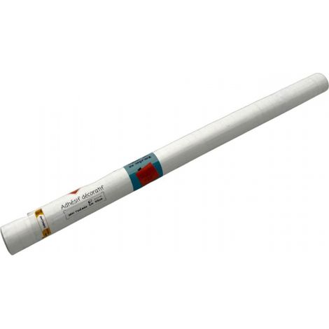 Adhésif Uni Blanc Mat 45cm x 2m (1/2)