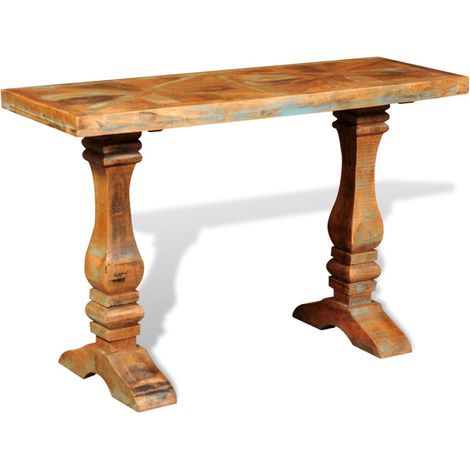 Table console Table d'entrée Bout de Canapé Bois de récupération massif 17609 (1/5)