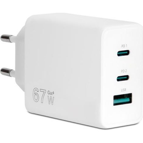 Vultech CC-367PDCUGWH chargeur d'appareils mobiles Universel Blanc Secteur Charge rapide Intérieure