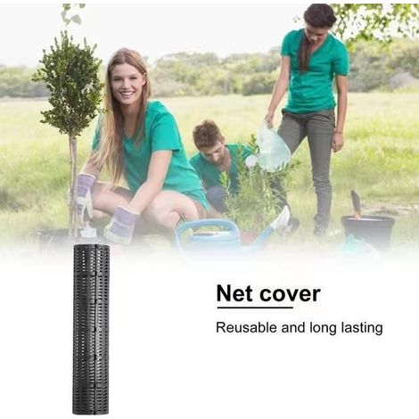 Protecteurs De Tronc d'arbre Protection Contre L'écorce Filet De Protection pour Arbre Plantes Protection du Tronc d'arbre Plastique Résistant Intempéries Réutilisable pour Arbres 6 Pcs (1/4)