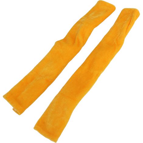 2PCS Housses de Poignée Adhésives pour Réfrigérateur, Lave-vaisselle et Four à Micro-ondes, Protection Dorée Décorative (1/5)