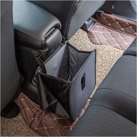 Foldable Storage Basket, Large Capacity Waterproof Hanging Storage Bag, Car Interior Accessories (Large Size) (1/4)