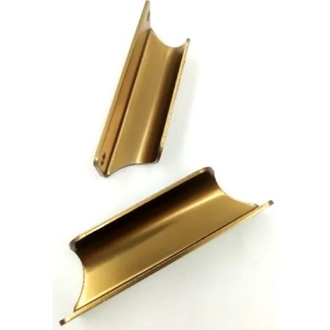 MANIGLIA GPB FISSA 6008 MM 90X23X26 BRONZATA (1/3)