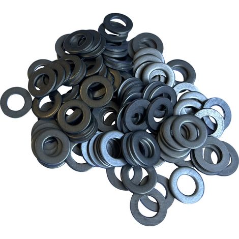 100 rondelles 8 mm plates en inox a4 aisi 316