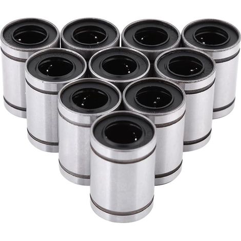 10 Stück LM12UU 12-mm-Linearkugellagerbuchsen für 3D-Drucker-CNC-Teile, 12-mm-Welle