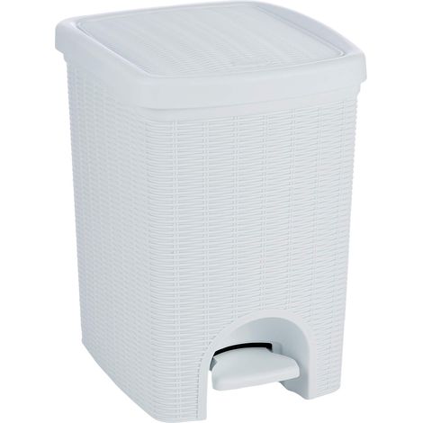 Pattumiera Elegance in Polipropilene 20 l 31 CMX27,5X39H. Bianco