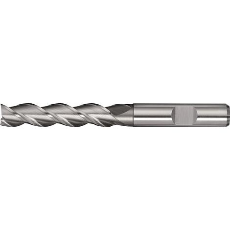 TECWERK Bohrnutenfräser DIN 844 Typ W D.3mm HSS-Co8 Weldon Z.3 lang TECWERK (1/2)