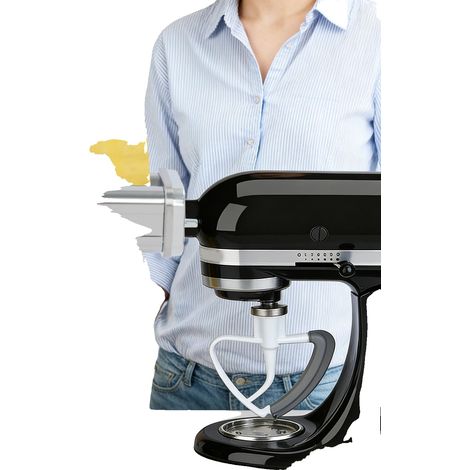 Cortador de pasta compacto, grosor de la pasta 6,3 mm, longitud del rollo 14 cm, longitud total 21 cm, material de acero inoxidable, estilo moderno. (1/5)