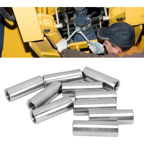 Kit de 10 écrous de raccordement cylindriques à filetage interne M101,5-14-L40mm (1/5)