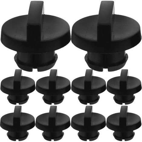 Kit de 10 Pièces pour Boîtier de Filtre à Air de Tronçonneuse Écrous de Blocage Vis et Boutons de Protection Compatible Tronçonneuses à Essence pour Entretien et Protection du (1/5)