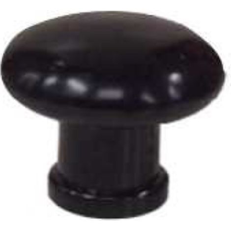 CONNEX - POMOLO IN PLASTICA 32MM NERO (1/2)