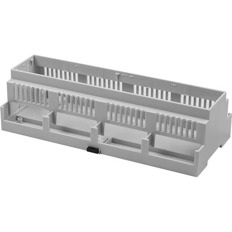 Boîtier pour rail DIN RS PRO Top ouvert, côtés à ventilation, Dimensions 212.1 x 90 x 58mm ( Prix pour 1 ) (1/2)