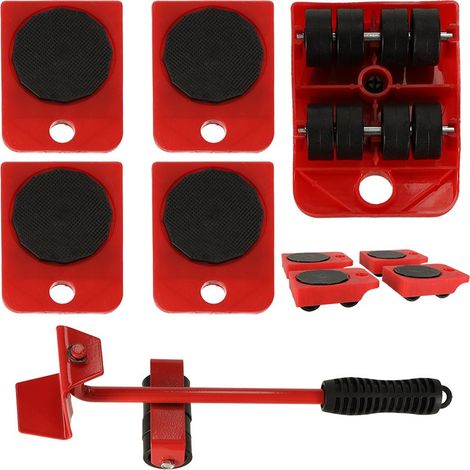 Rodillos de transporte juego de mudanzas para muebles 5 en 1