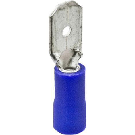 Terminal Electricidad 2,5Mm Faston Macho Az Hepoluz 10 Pz