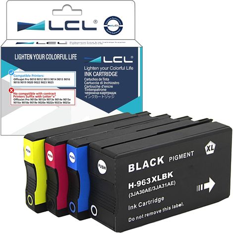 963 XL 2000 Pages4 Cartouche d'encre Compatible pour HP 963XL 963 XL (1/5)