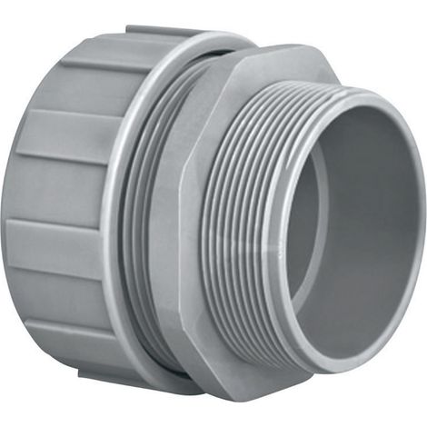 HellermannTyton 166-40707 PSR40-S-M40 Schlauchverschraubung Grau M40 35.40 mm Gerade 1 St.