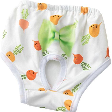 Couches menstruelles réutilisables pour chiennes, incontinence, petites et moyennes, sous-vêtements pour animaux de compagnie, cadeau, couches confortables pour chiennes, taille M (1/4)