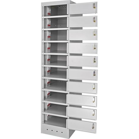 ADB Laptopschrank Schließfach mit Stromversorgung 1800x400x500 mm (1/5)