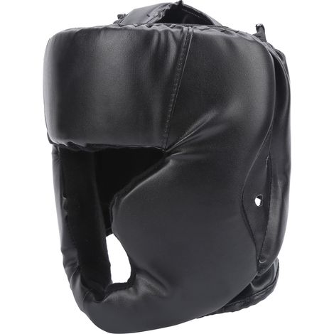 Casque de boxe épais pour l'entraînement, protection optimale pour le sparring et la boxe thaï. (1/5)