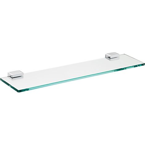 emco system2 tablette, verre cristal clair, 700x100mm, chrome, (1/4)