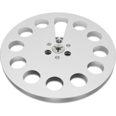 Bobine de bande vide 1/4 7 pouces en alliage d'aluminium, bobine réceptrice universelle pour ReVox Studer, pièces détachées pour machines d'ouverture, argent (1/5)