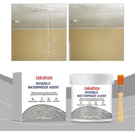 Wasserdichte Dichtmasse für Fensterbänke, Badezimmerwände und Bodenfugen – kein Fliesenentfernen erforderlich, auslaufsicher und wasserdicht – 100 g + Pinsel -- BIEMMEDUE (1/5)