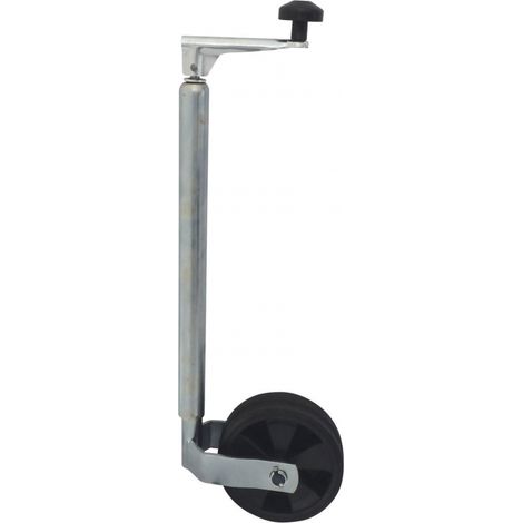 Roue jockey jante PVC 35 mm course de 230 mm (1/3)