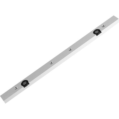 Barre de guidage coulissante diagonale en alliage d'aluminium durable pour scie circulaire de table, accessoire pour scie circulaire de table, outil de travail du bois, barre coulissante 300 (1/5)