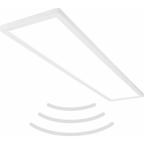 [GEBRAUCHT] Briloner Led Panel Leuchte Sensor Deckenlampe 98x20cm Ip44 4000 K Kunststoff Weiß B-Ware