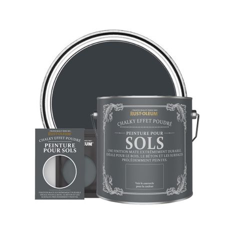 Peinture pour Sols Chalky - Anthracite (RAL 7016) (1/2)