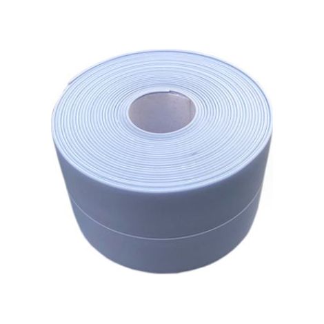 (2 pièces Bleu)Plinthe souple - Bande d'extrémité pour cuisine et salle de bain 22 mm 3,2 m, joint auto-adhésif, bande pliante flexible, joint d'étanchéité (1/4)