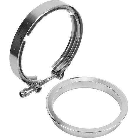 Collier de bride de remplacement pour tuyau d'échappement de 5,75 pouces compatible avec les turbocompresseurs Borg Warner S400, S480, S463 et S467 T6. (1/5)