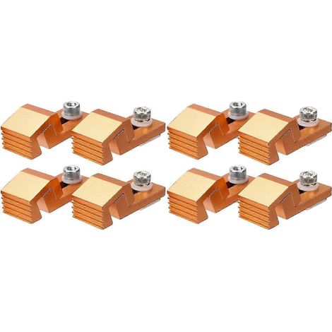 8 Stück Frässeiten-Druckplattenklemmen, kompatibel mit 3018 CNC-Maschine, T-Nut und mit beschichtete Arbeitstischen, kompatibel mit Secure CNC-Maschinen – JXLGV (1/5)