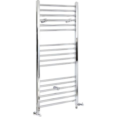 Hudson Reed Kent - Sèche-Serviettes Design Mixte Moderne Plat - Chromé - 120 cm x 60 cm (1/5)