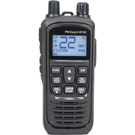 PNI Escort HP82 Radio de mano para coche CB 1800 mAh USB-C Negro (1/5)