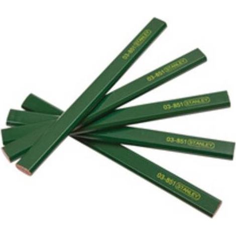 60 x STANLEY MATITA P/CARPENTIERE 180MM VERDE 1.03851