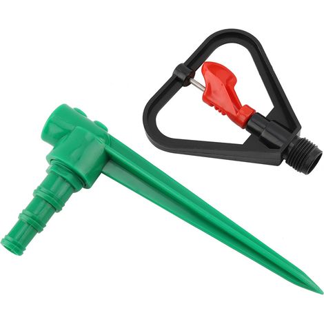 Arroseur de jardin en plastique 360° pour gicleur d'irrigation, piquet de 1/2 pouce, goutteurs à pulvérisation. (1/5)