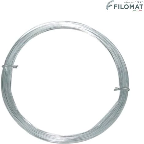 FILO FIORI ZINCATO N.12 - DIAM 0.48 MM X 35 METRI