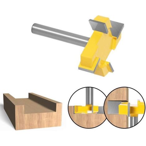 8mm Tige Routeur Bit CNC Fraise, Fraise à bois raboter outil de travail du bois, Embouts de fraisage CNC pour planche à bois (1/5)