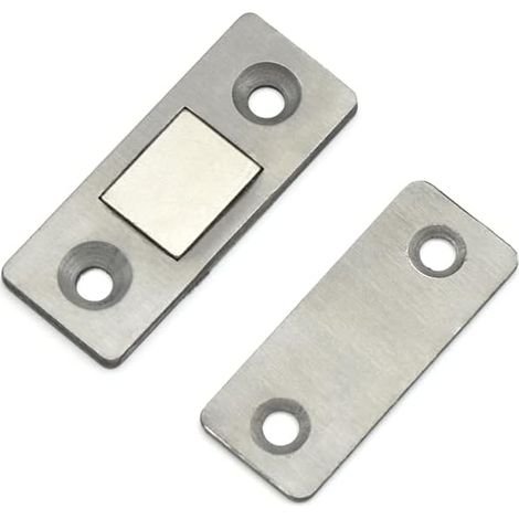 Loquet à ouverture tactile, ressort, 1 pièce, mince pour porte (1/5)