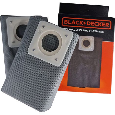 SACCHETTI RACCOGLIPOLVERE IN STOFFA per bidone aspiratutto lt. 30  - BLACK DECKER