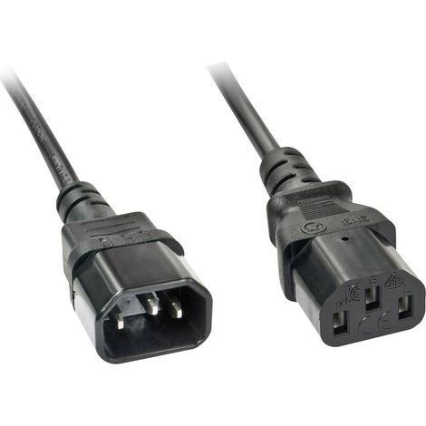 Lindy 30332 cavo di alimentazione Nero 3 m Accoppiatore C13 Accoppiatore C14 (1/5)