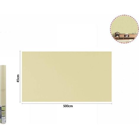 TrAdE Shop Traesio - Rotolo Pellicola Adesiva Colore Giallo 45cmx5mt Per Mobili Carta Da Parati 71127 -