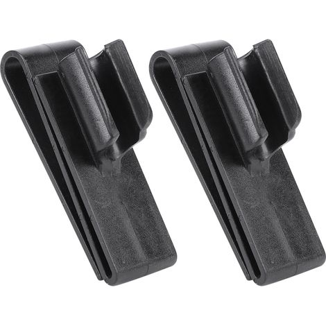 Clip de sac de golf en plastique robuste noir, pince porte-putter, accessoire de golf durable (1/5)