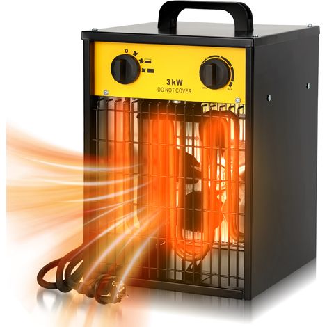 SWANEW Termoventilatore. e capacità di riscaldamento massima di 220-240V50 Hz 3000W Riscaldatore elletrico (1/5)