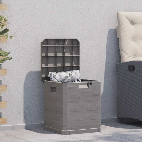 Boîte de rangement de jardin-Coffre de rangement-Stockage Rangement 90 L Marron 806302 (1/5)